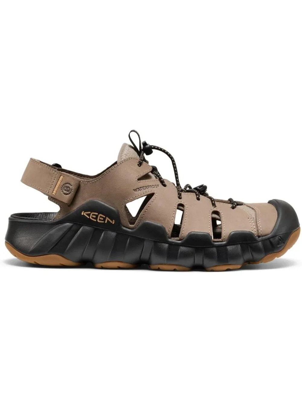 Men's Brindle Oak Buff Hyper port Closed Toe Breathable Easy On Sandal Shoes